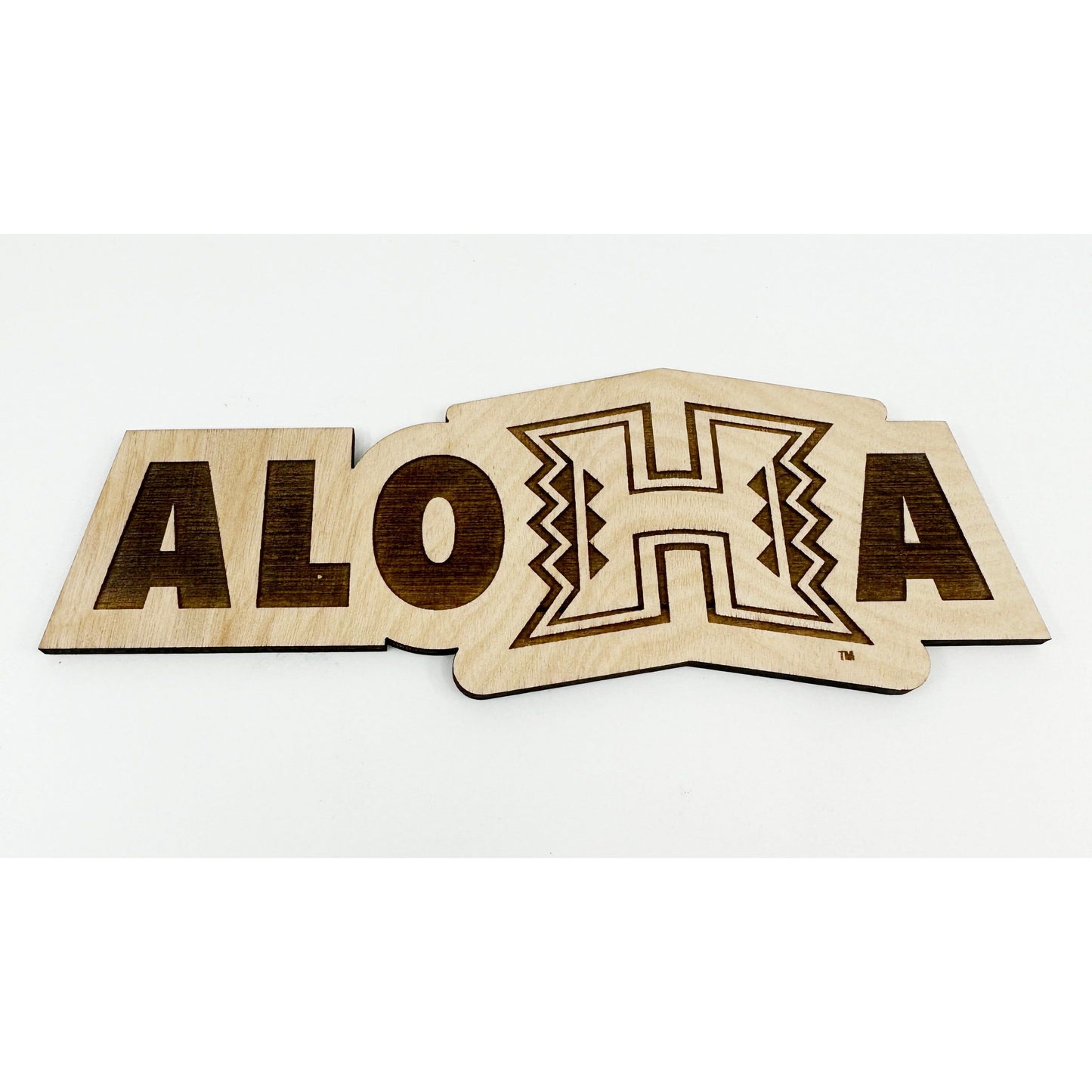 Officially Licensed University of Hawaii AloHa Wood Sign