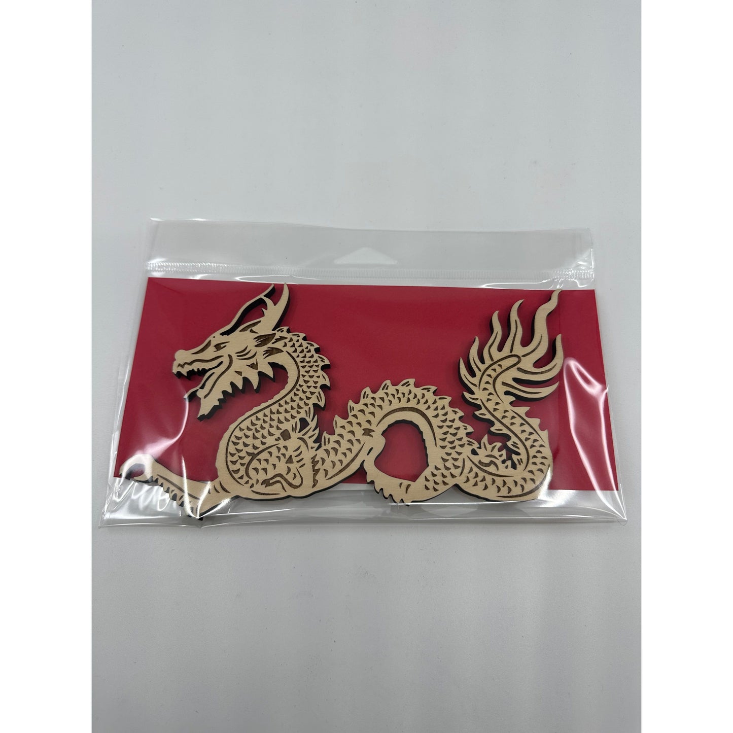 Laser Cut Wooden Dragon Cut Out Keepsake