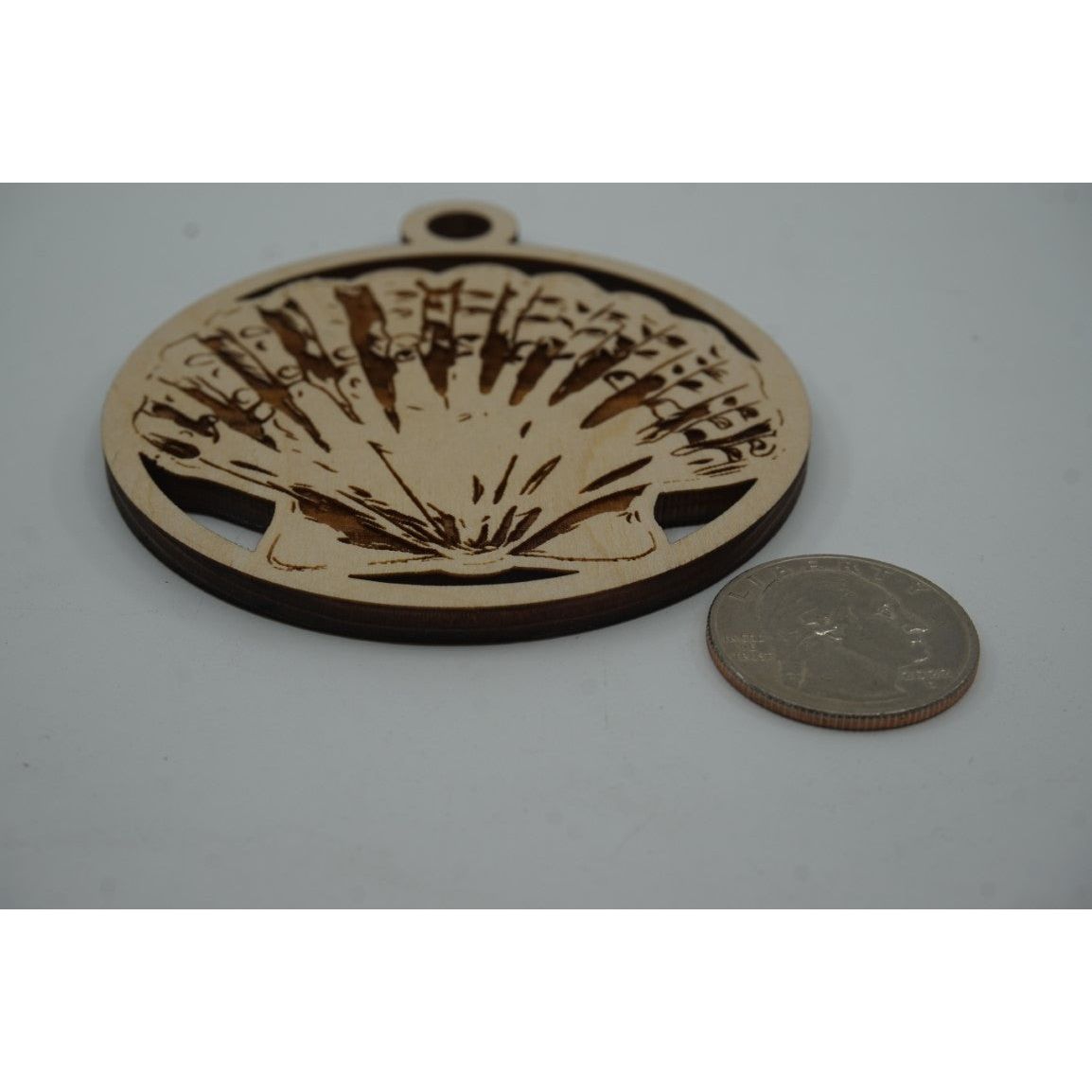 Scallop Shell Keepsake Ornament