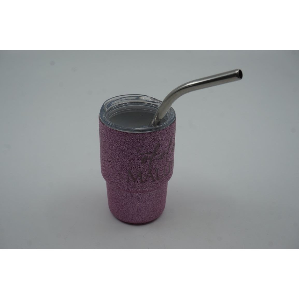'Okole Maluna Shot Glass - Glitter Pink