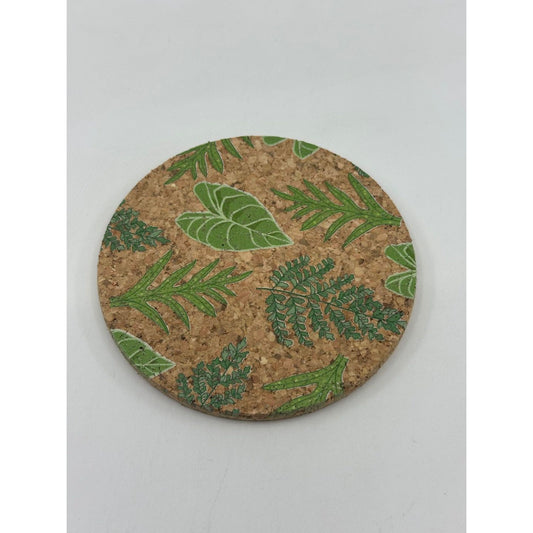 Kalo, Lauae, Palapalai Cork Coaster
