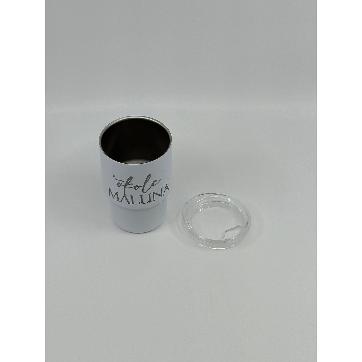'Okole Maluna Shot Glass - White