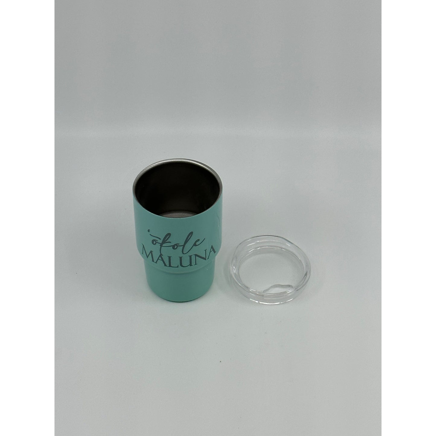 'Okole Maluna Shot Glass - Aqua Blue