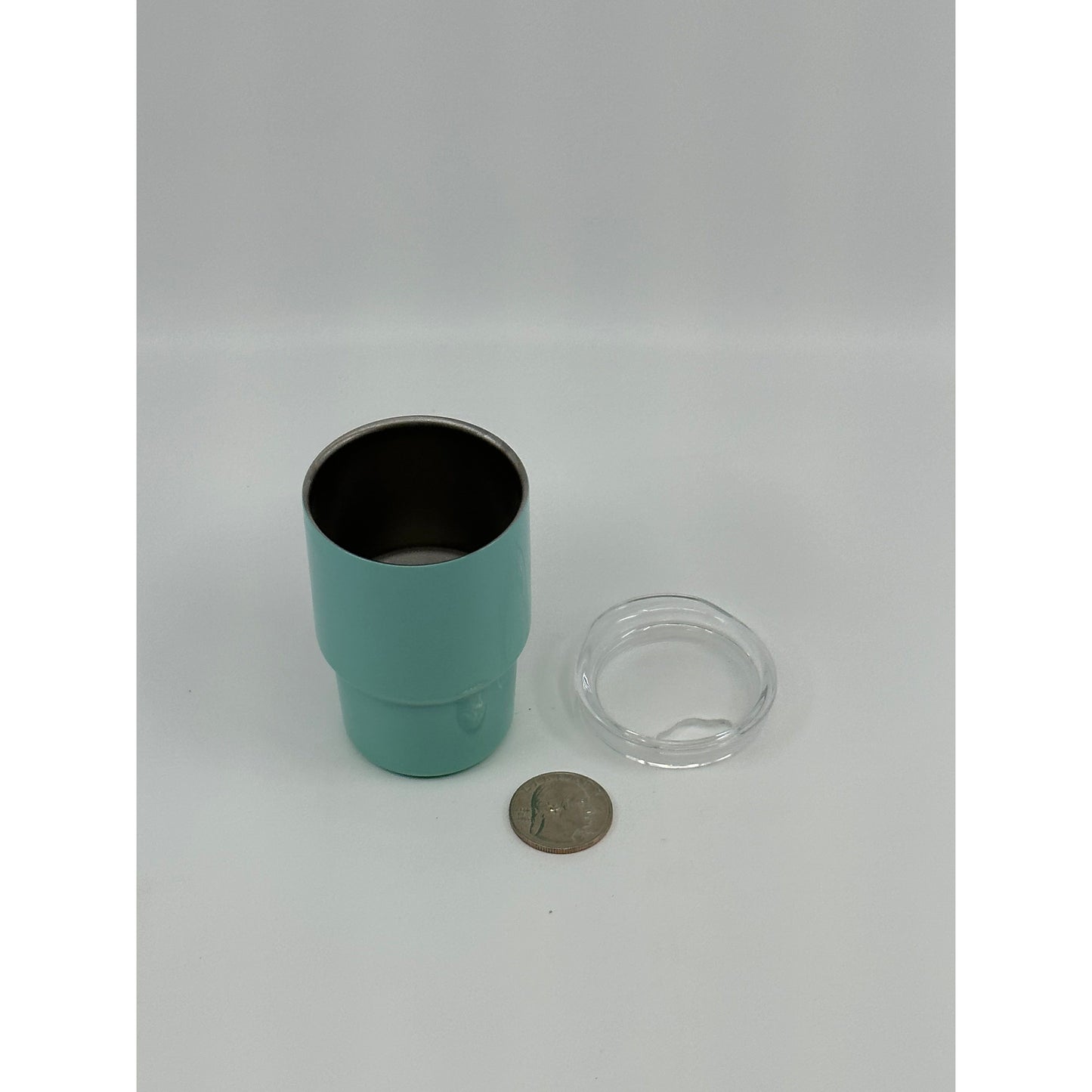 'Okole Maluna Shot Glass - Aqua Blue