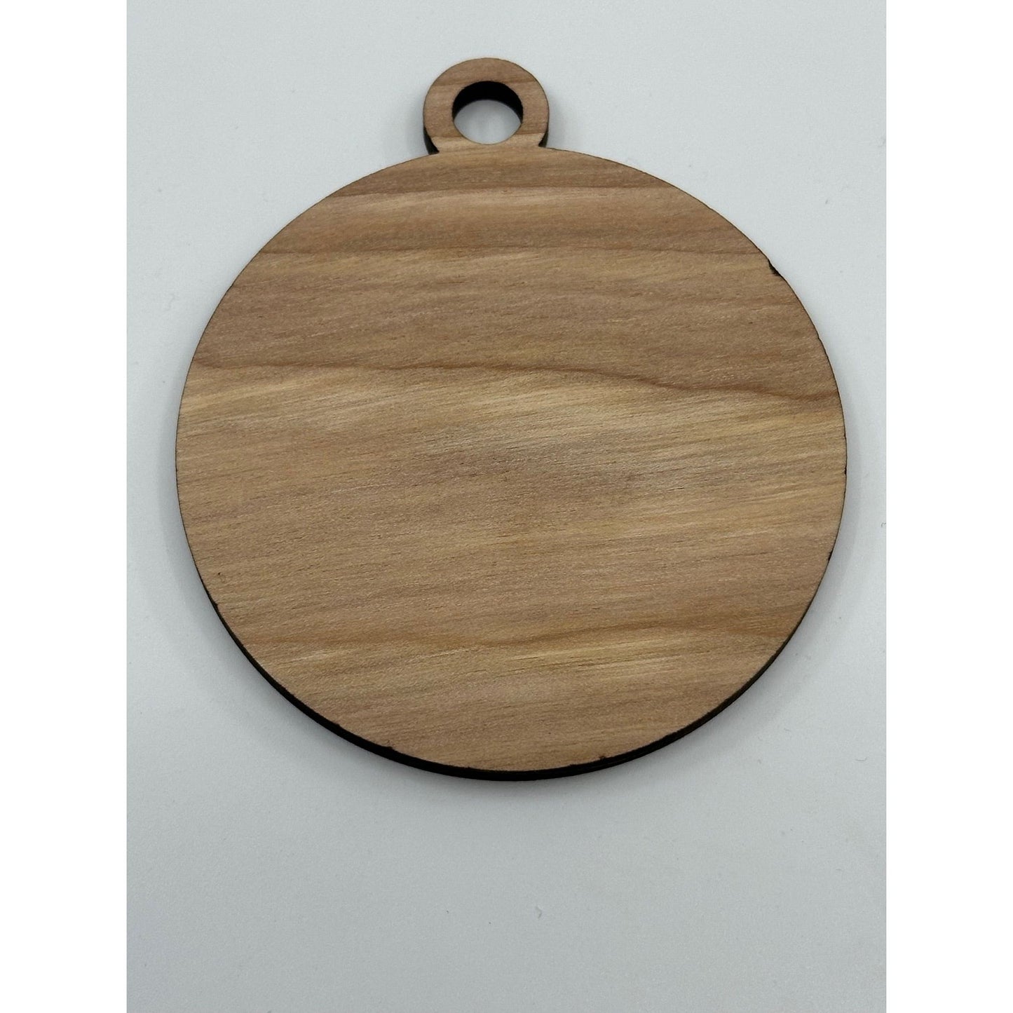 Engraved Dragon Wooden Ornament