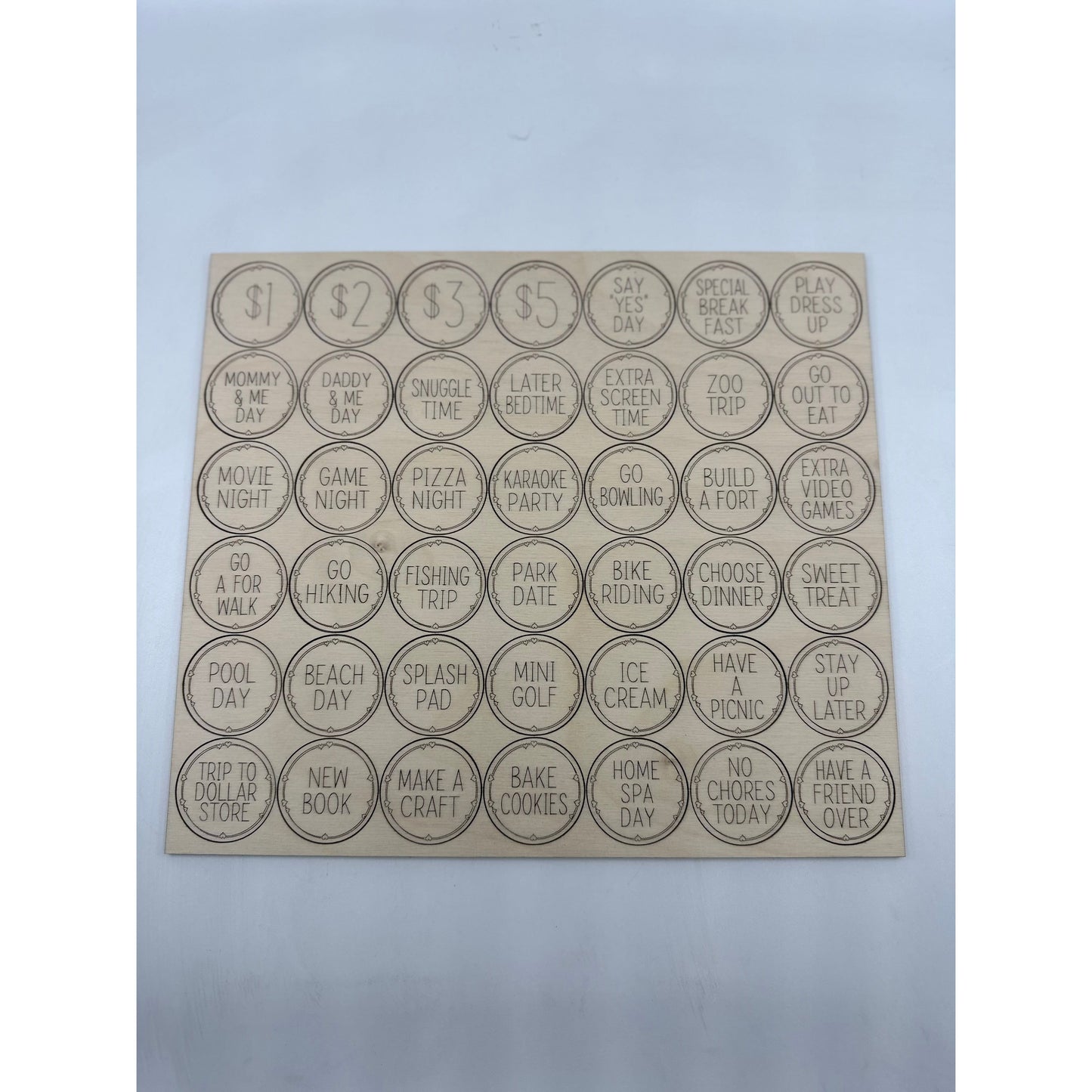 Laser Cut Wooden Easter Activity Tokens