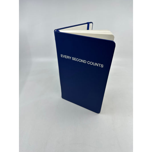 Every Second Counts Journal – A5 Lined Notebook with Pen
