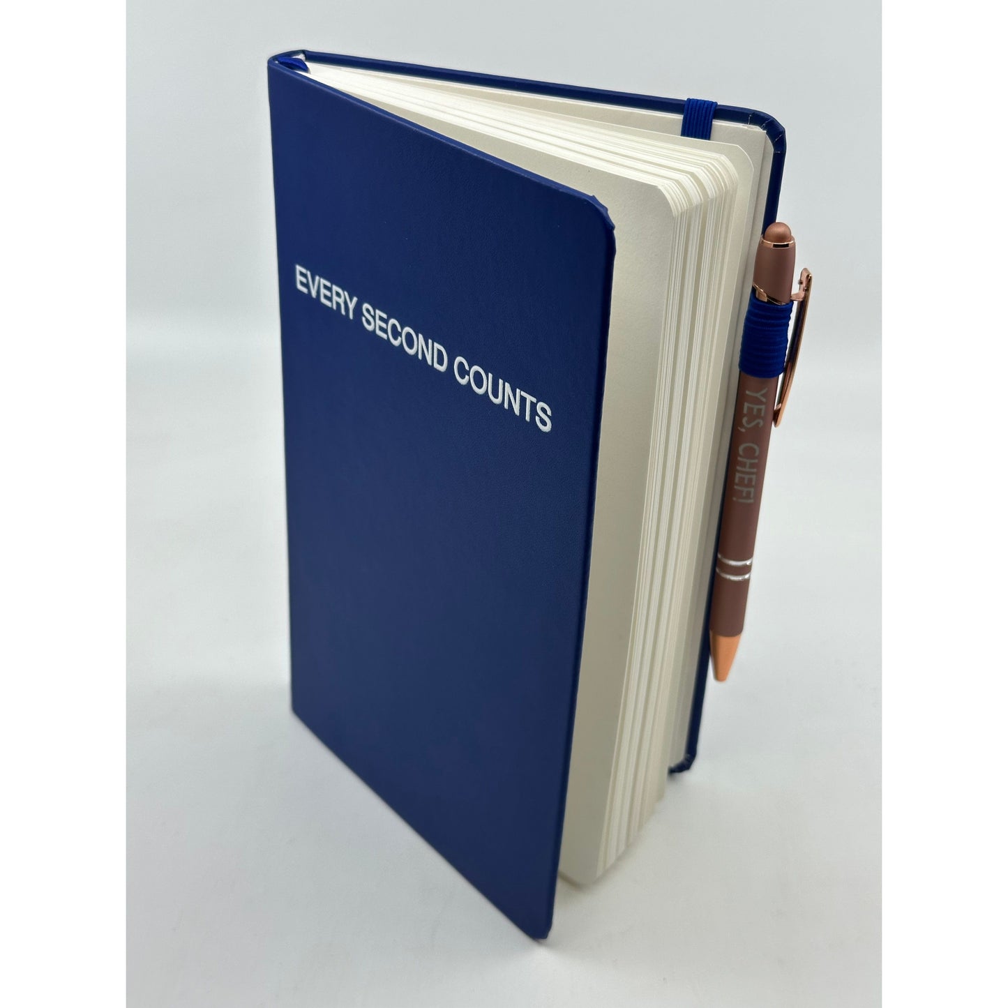 Every Second Counts Journal – A5 Lined Notebook with Pen