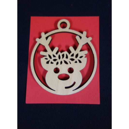 Christmas Reindeer with Haku Keepsake Ornament