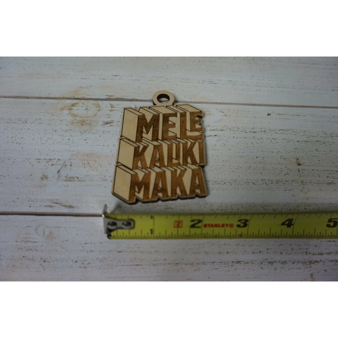 Mele Kalikimaka 3D Keepsake Ornament