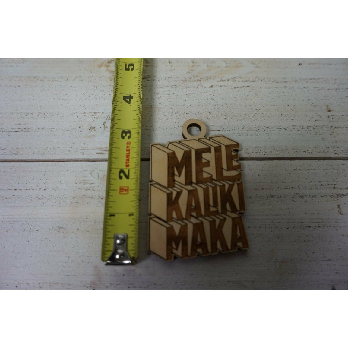 Mele Kalikimaka 3D Keepsake Ornament