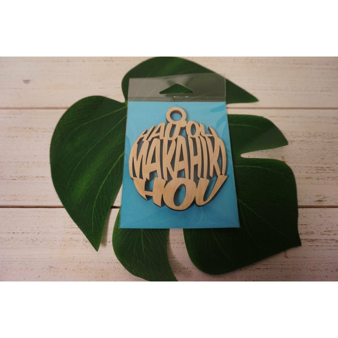 Hauoli Makahiki Hou Circle Keepsake Ornament