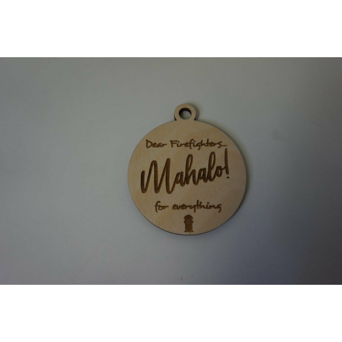 Mahalo Firefighters Keepsake Ornament