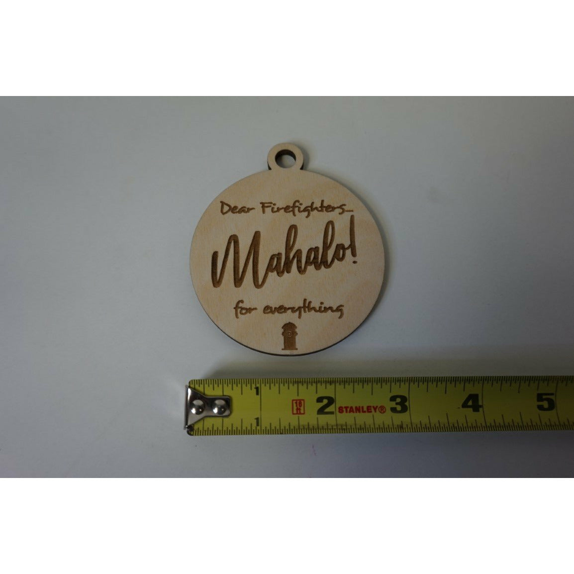 Mahalo Firefighters Keepsake Ornament