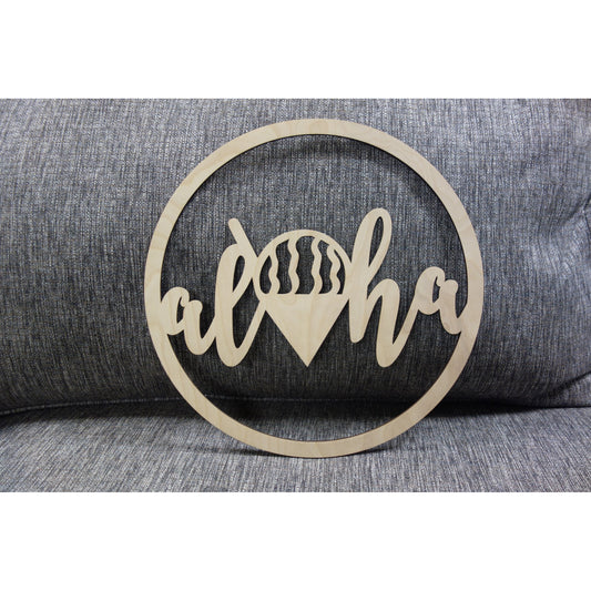 Aloha Shave Ice Circular Plaque