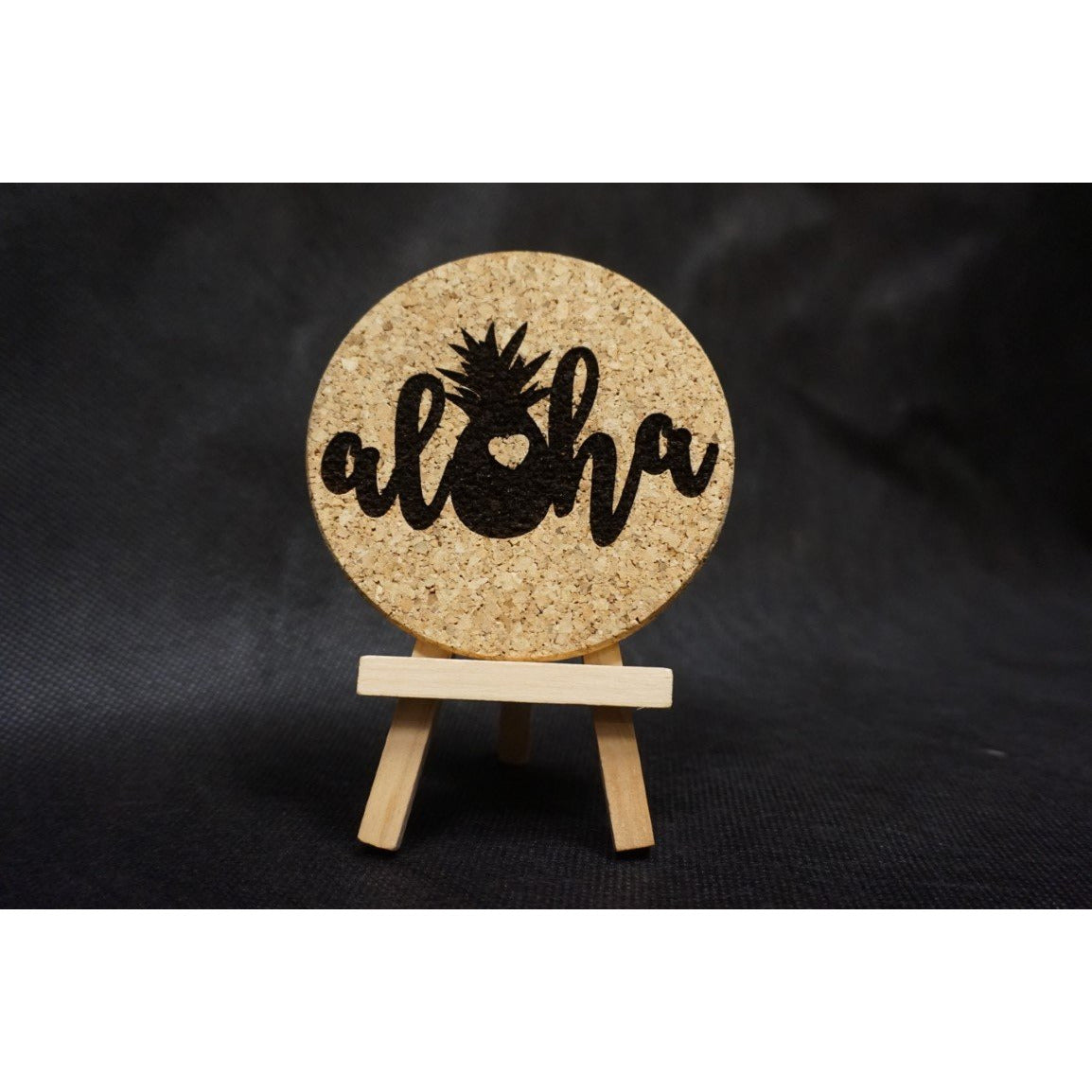 Aloha Pineapple Cork Coaster