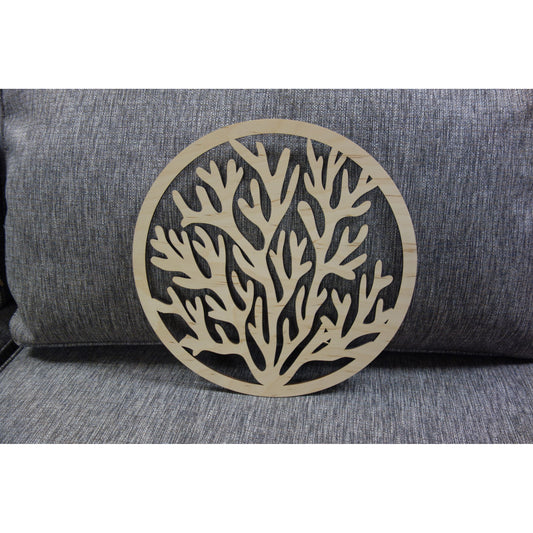 Coral Circular Plaque