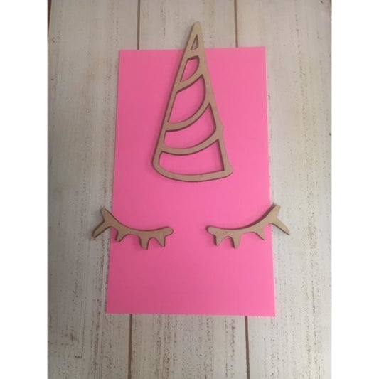 DIY Unicorn Horn and Eyelash Pieces