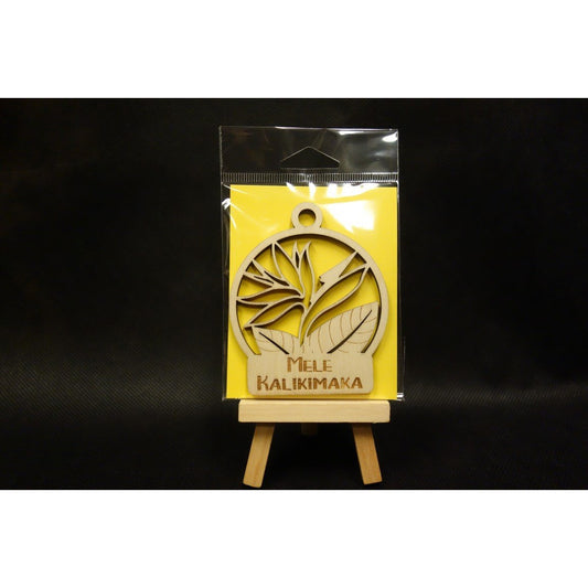 Mele Kalikimaka Bird of Paradise Christmas Keepsake Ornament