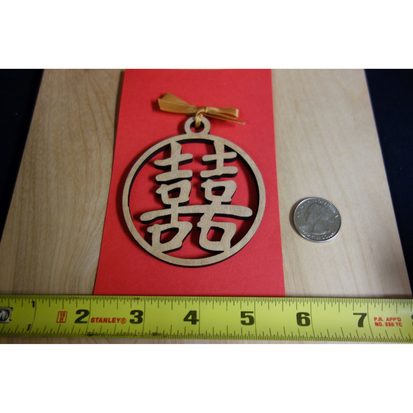 Double Happiness Character Ornament