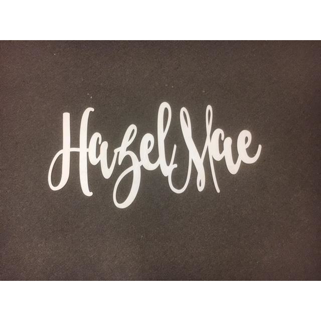 *CUSTOM ORDER* Wood cut names, MEDIUM