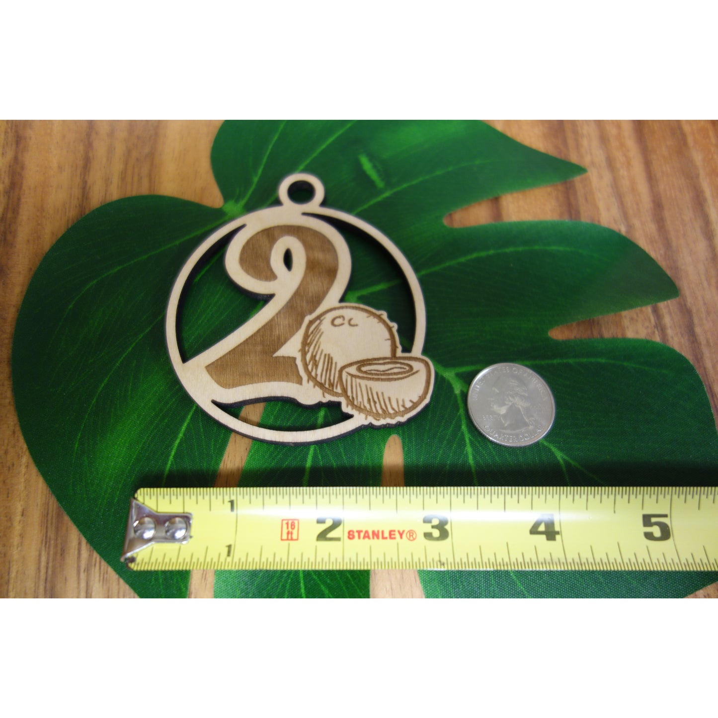 12 Days of Christmas Day 2 Wood Keepsake Ornament