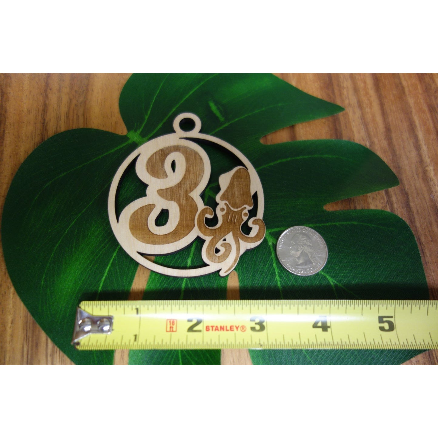 12 Days of Christmas Day 3 Wood Keepsake Ornament