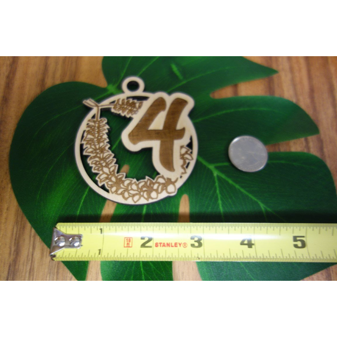 12 Days of Christmas Day 4 Wood Keepsake Ornament