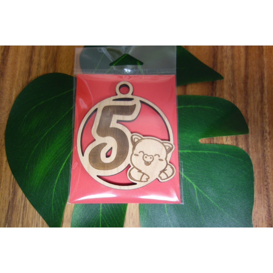 12 Days of Christmas Day 5 Wood Keepsake Ornament