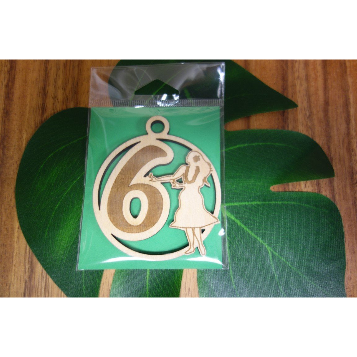 12 Days of Christmas Day 6 Wood Keepsake Ornament