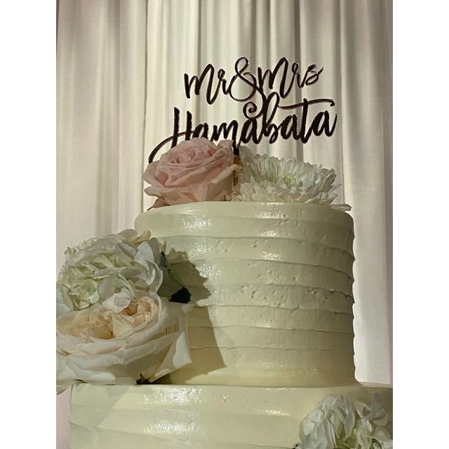 CUSTOM Names Acrylic Cake Topper