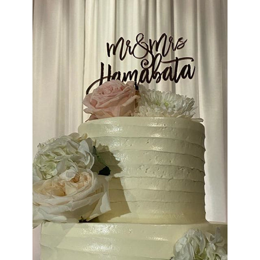 CUSTOM Names Acrylic Cake Topper