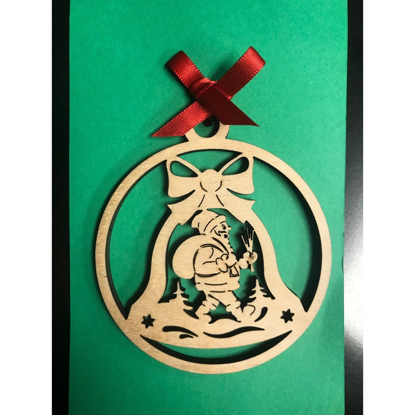 Santa Bell Ornament