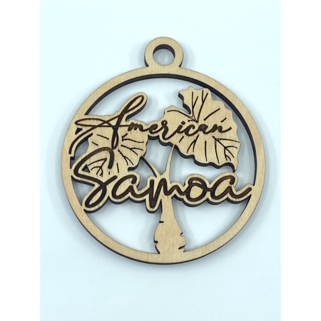 American Samoa Talo (Kalo or Taro) Keepsake Ornament
