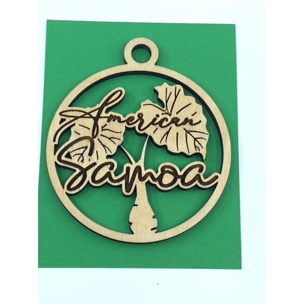 American Samoa Talo (Kalo or Taro) Keepsake Ornament