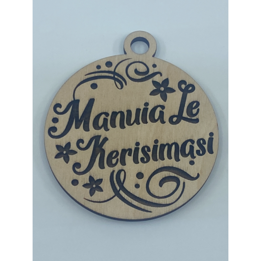 American Samoa Manuia Le Kerisimasi Keepsake Ornament