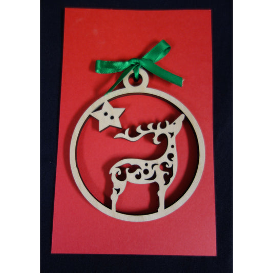 Reindeer Christmas Ornament
