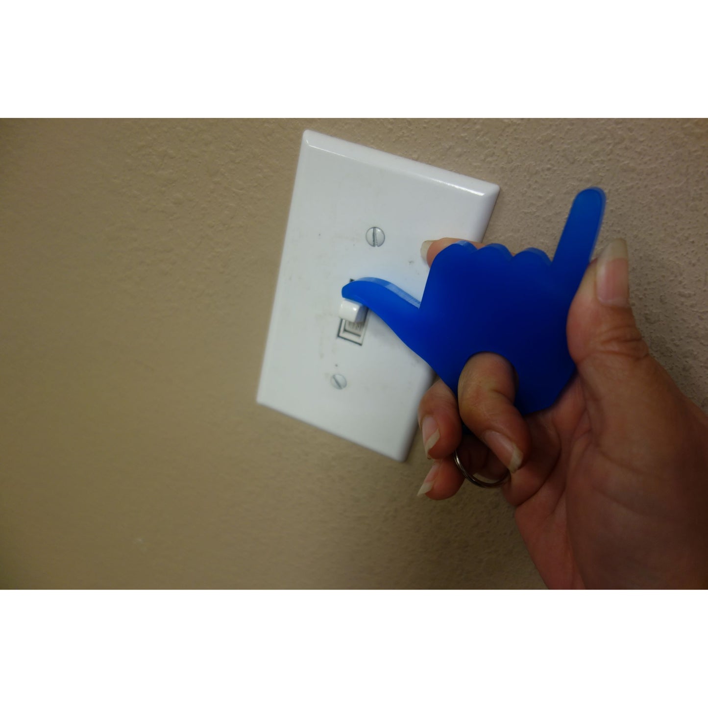 Acrylic Shaka shaped "Pointers" Hands Free Button Pusher