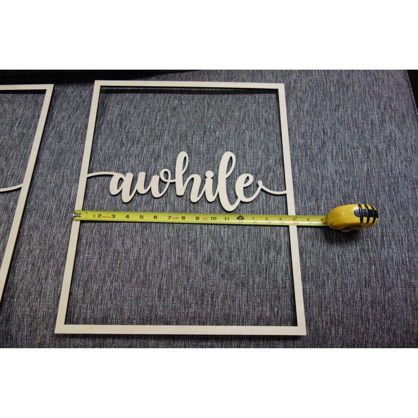 Rectangle Stay Awhile Panels, Set of 2