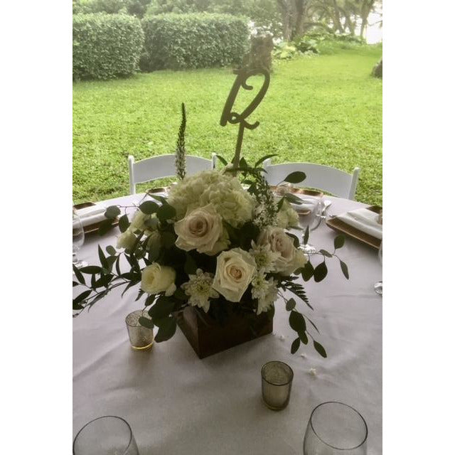*RENTAL* Table Numbers, Wooden Numeral Sticks