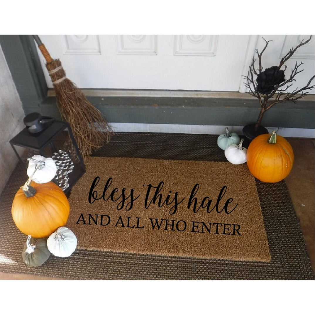 Bless This Hale Door Mat