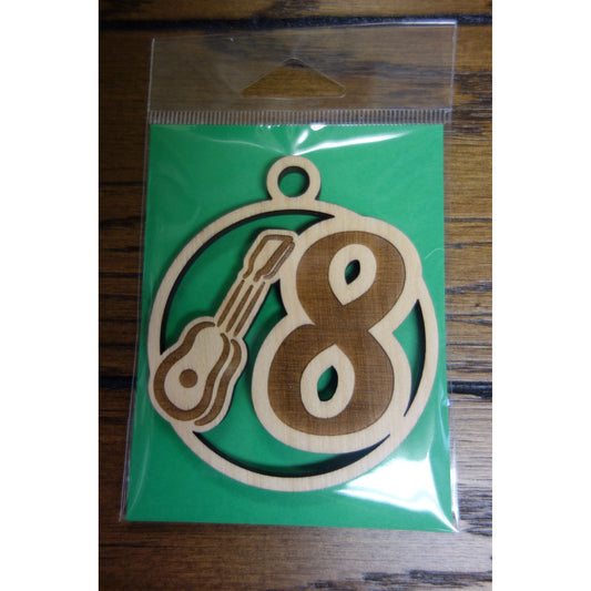12 Days of Christmas Day 8 Wood Keepsake Ornament