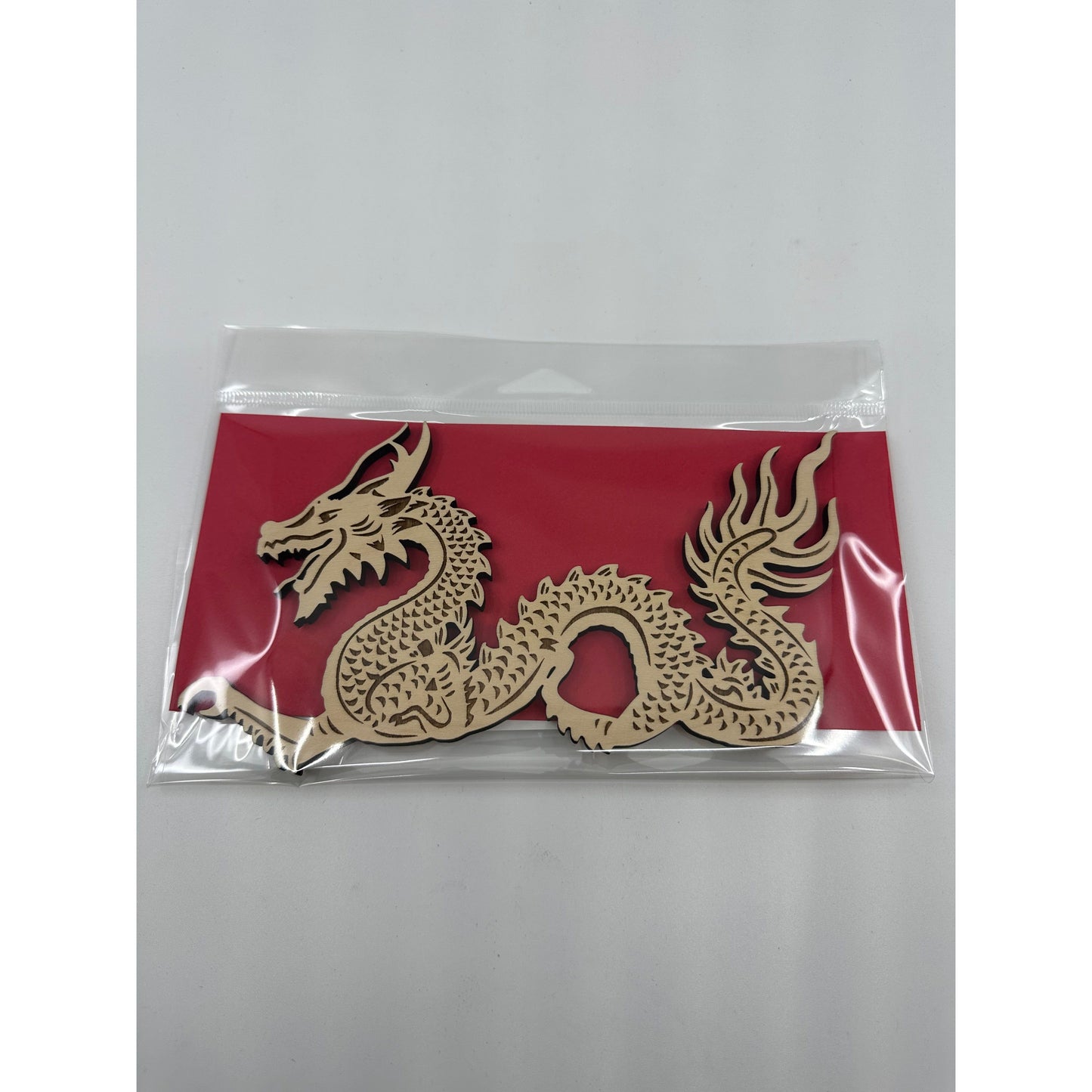 Laser Cut Wooden Dragon Cut Out Keepsake - Limited Edition 2024