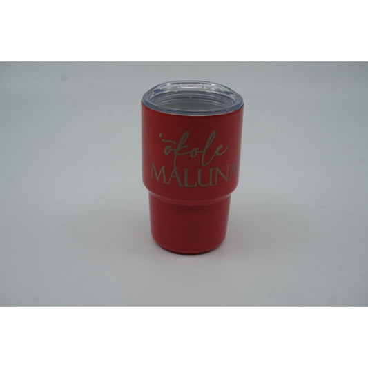 'Okole Maluna Shot Glass - Red