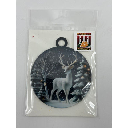 Winter Reindeer Acrylic Keepsake Ornament