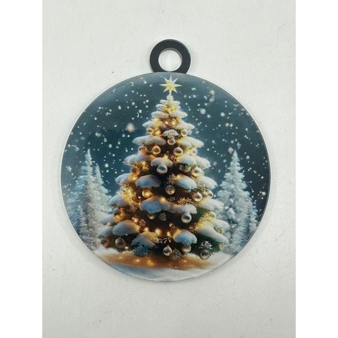 Glowing Christmas Tree Acrylic Keepsake Ornament