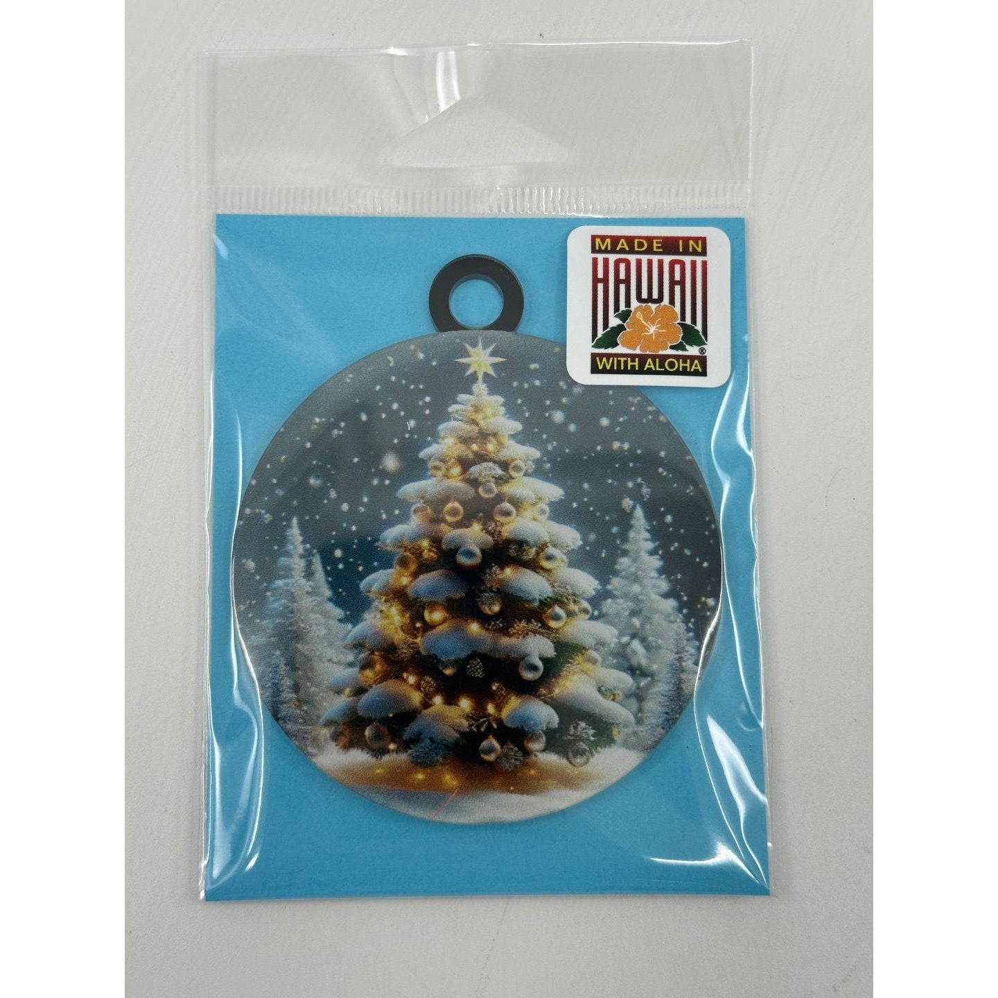 Glowing Christmas Tree Acrylic Keepsake Ornament