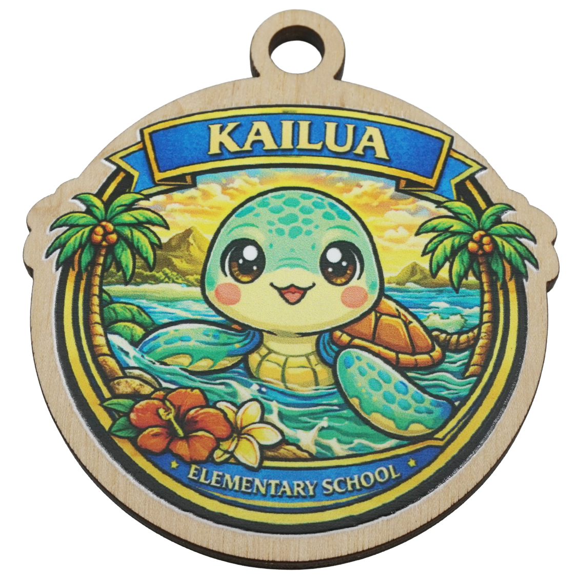 Kailua Elementary Honu Keepsake (COLOR)