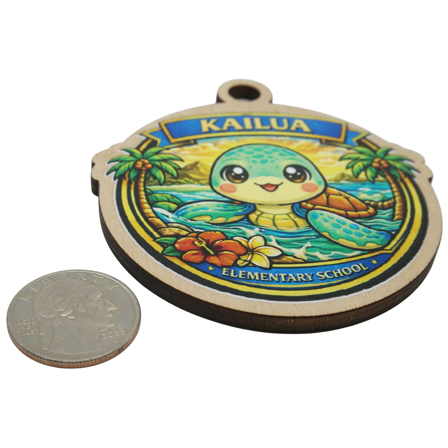 Kailua Elementary Honu Keepsake (COLOR)