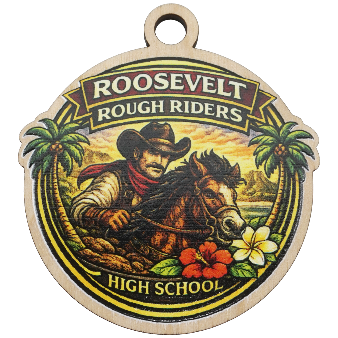 Roosevelt Rough Riders High School Keepsake (COLOR)